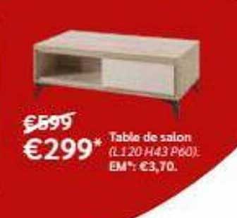 Table De Salon