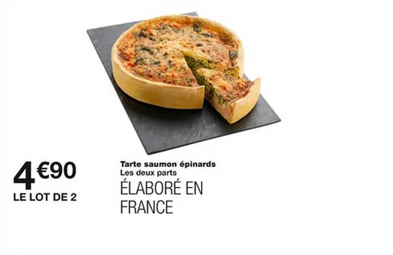 Tarte Saumon épinards