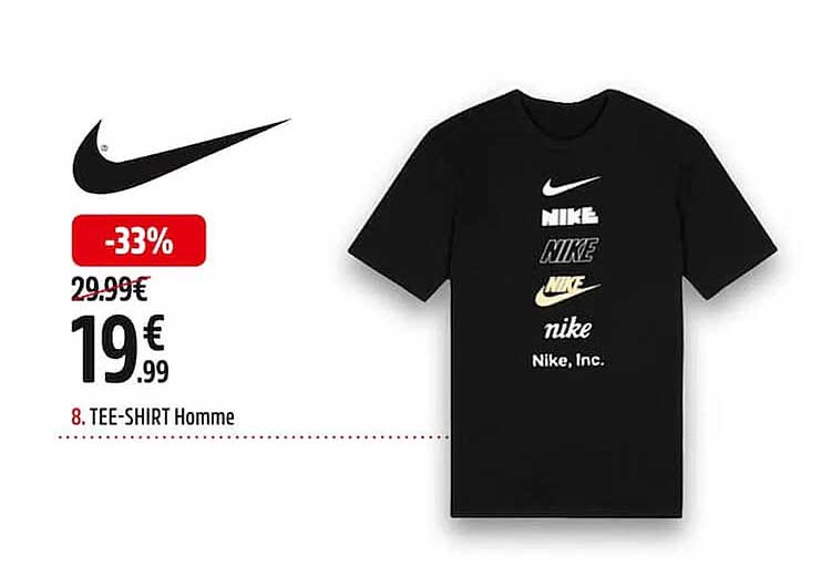 tee-shirt homme nike