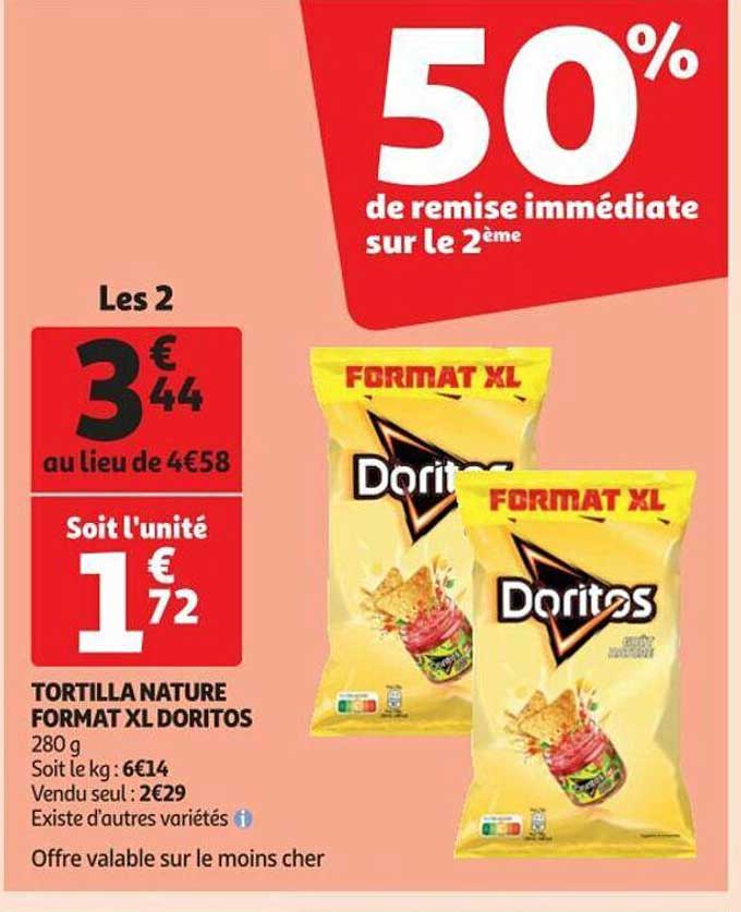 Tortilla Nature Format Xl Doritos