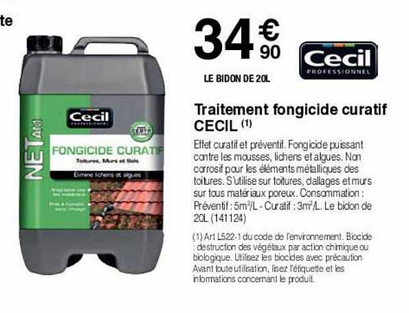traitement fongicide curatif cecil