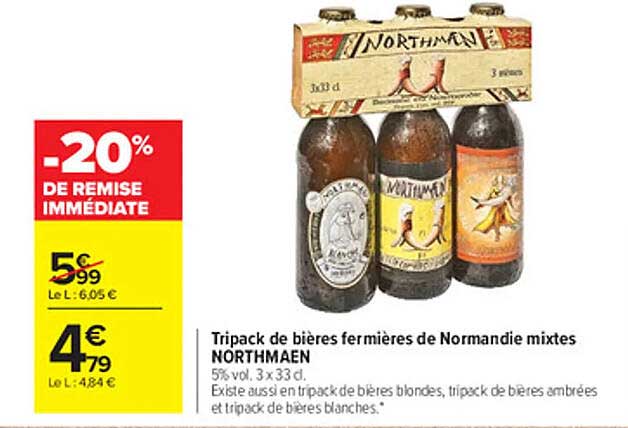 Tripack De Bières Fermières De Normandie Mixtes Northmaen