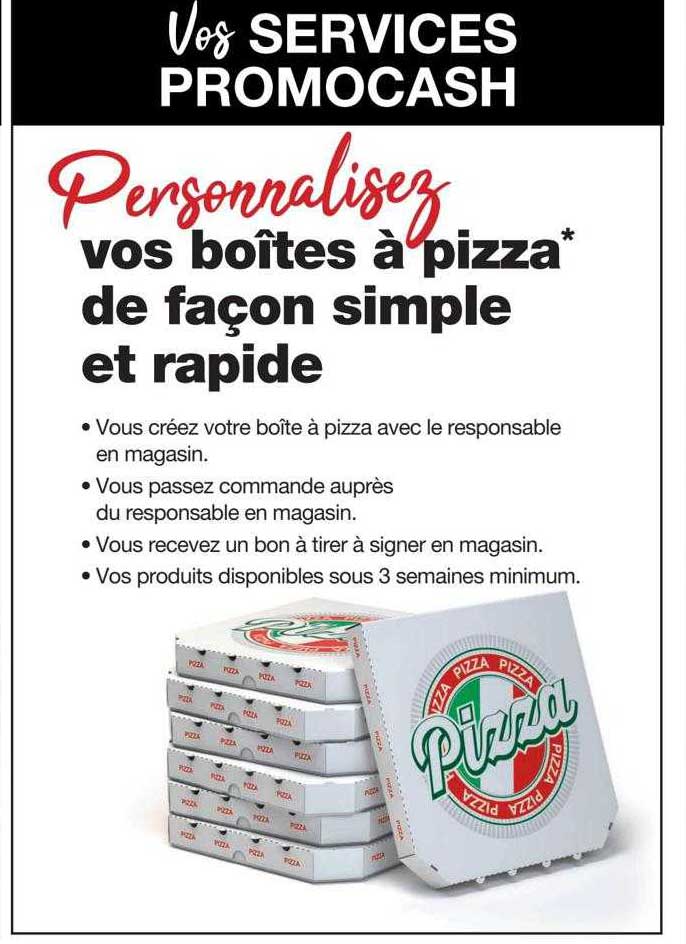boîtes à pizza