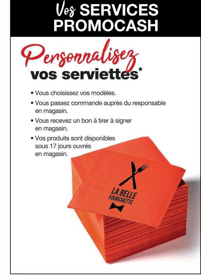 serviettes