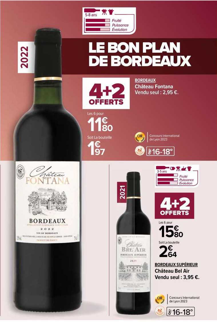 bordeaux château fontana, bordeaux supérieur château bel air