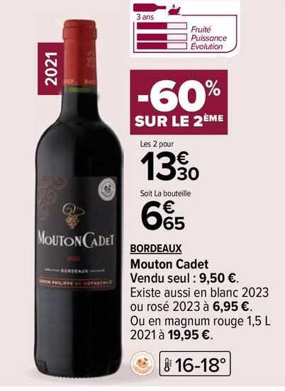 bordeaux mouton cadet