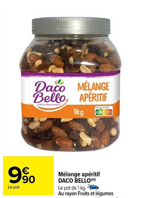 mélange apéritif daco bello
