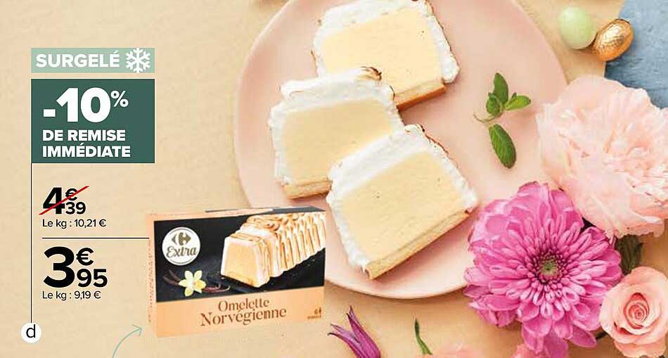 omelette norvégienne carrefour extra