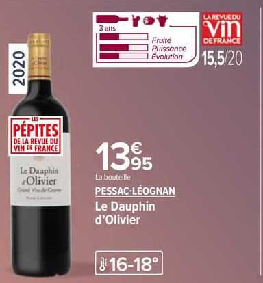 pessac-léognan le dauphin d'olivier