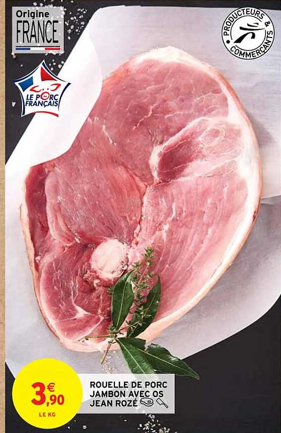 rouelle de porc jambon avec os jean rozé