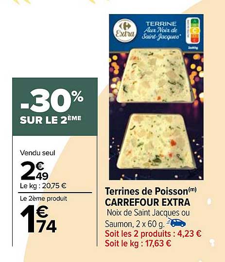 Terrines De Poisson Carrefour Extra