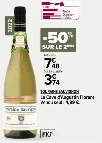 touraine sauvignon la cave d'augustin florent