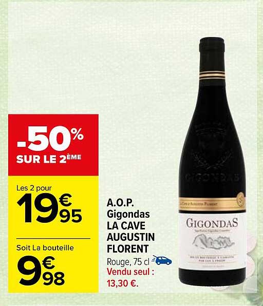 a.o.p. gigondas la cave d'augustin florent