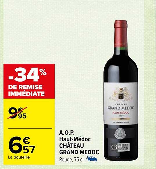 a.o.p. haut-médoc château grand médoc