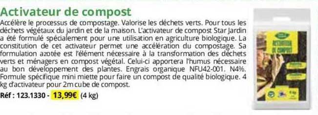 activateur de compost