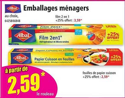 albal emballages ménagers
