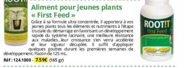aliment pour jeunes plants "first feed" root!t