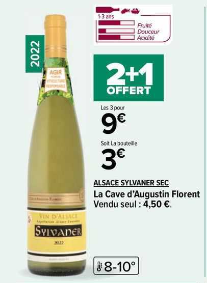 alsace sylvaner sec la cave d'augustin florent