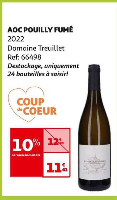 aoc pouilly fumé 2022 domaine treuillet