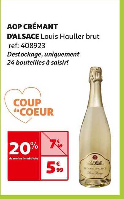 Aop Crémant D'alsace Louis Hauller Brut