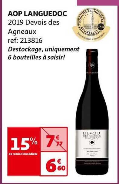 aop languedoc 2019 devois des agneaux