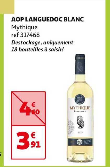 Aop Languedoc Blanc Mythique