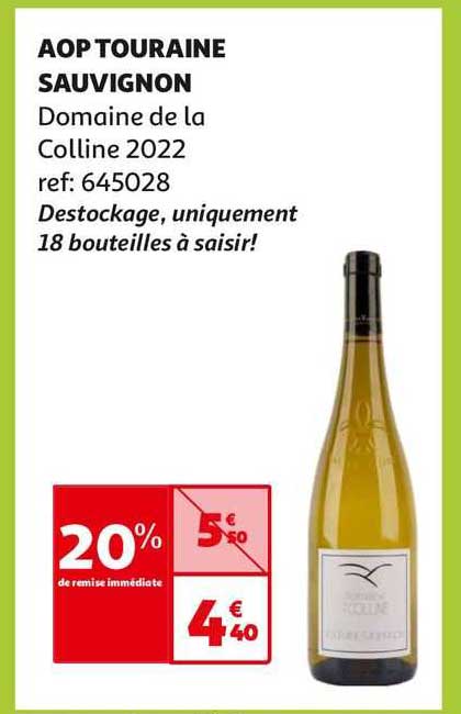 aop touraine sauvignon domaine de la colline 2022
