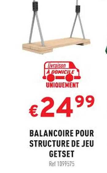 balancoire pour structure de jeu getset