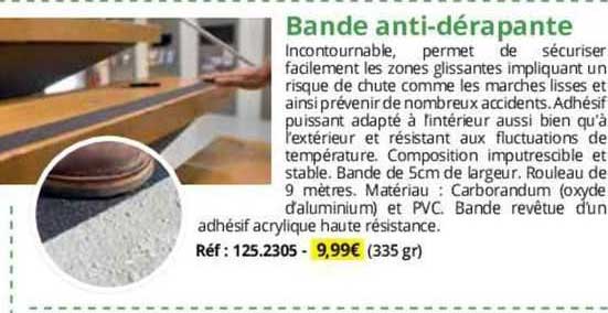 bande anti-dérapante
