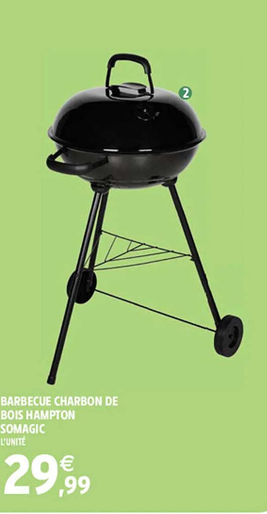barbecue charbon de bois hampton somagic