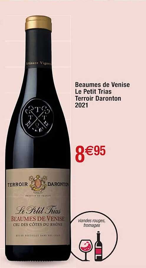 beaumes de venise le petit trias terroir daronton 2021