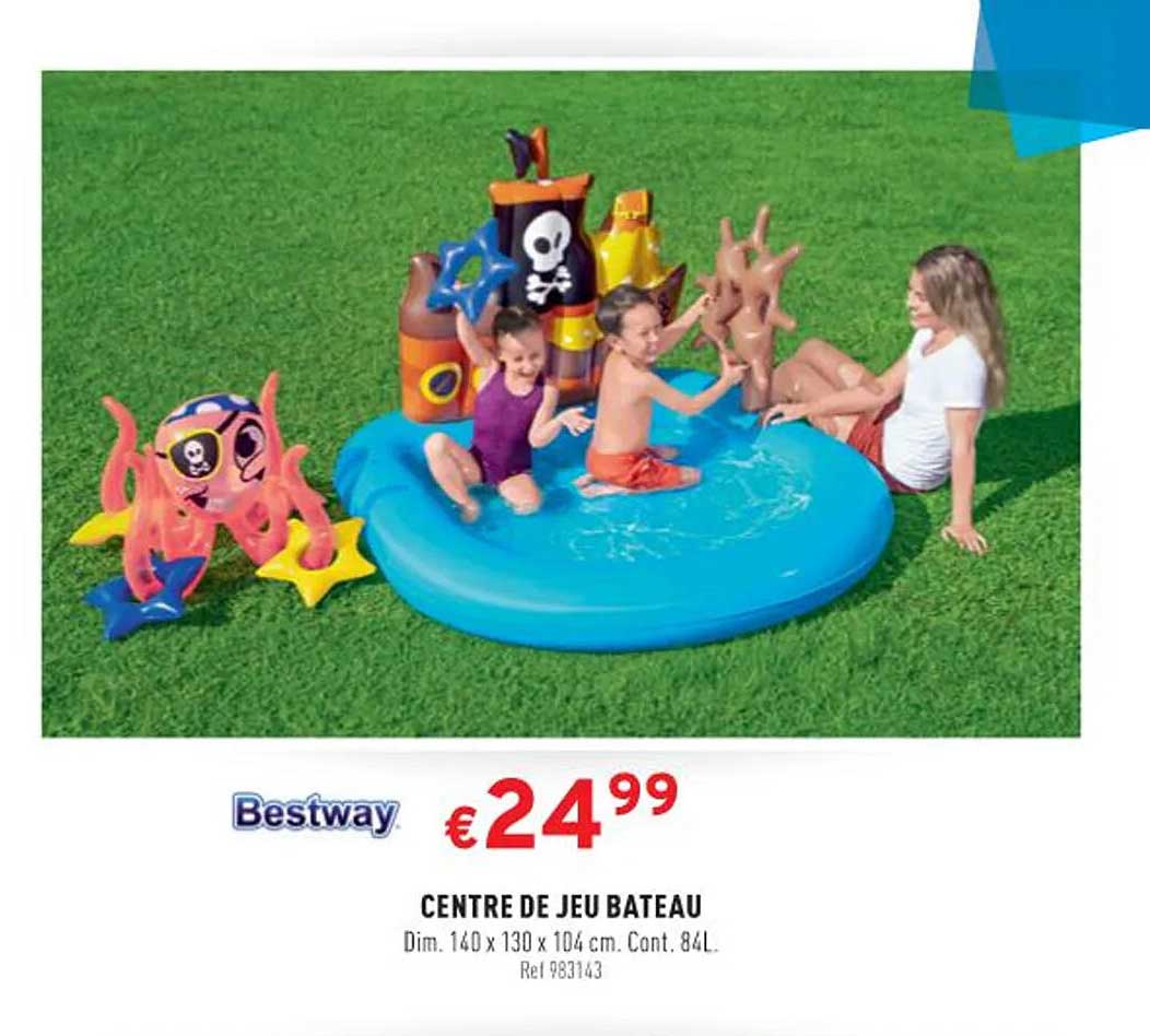 bestway centre de jeu bateau