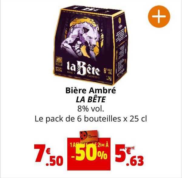 Bière Ambré La Bête