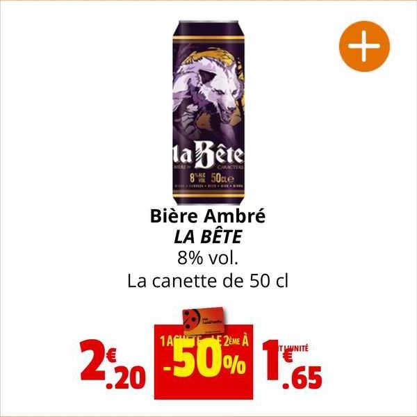 Bière Ambré La Bête