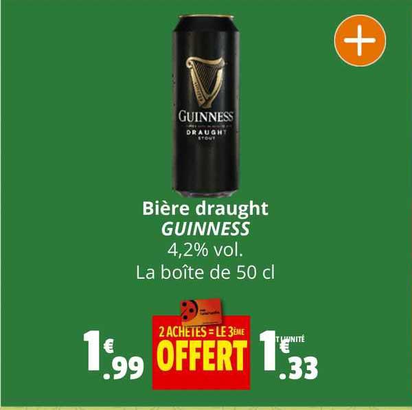 bière draught guinness