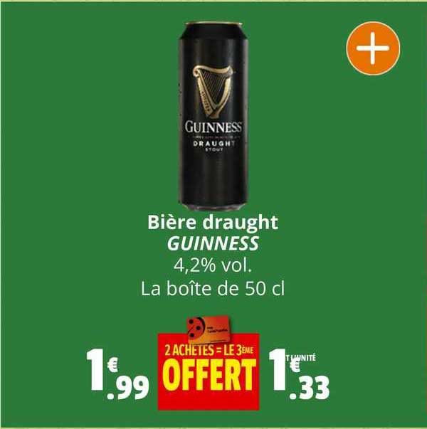 bière draught guinness