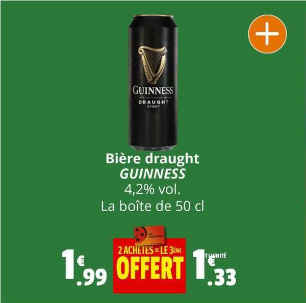 Bière Draught Guinness