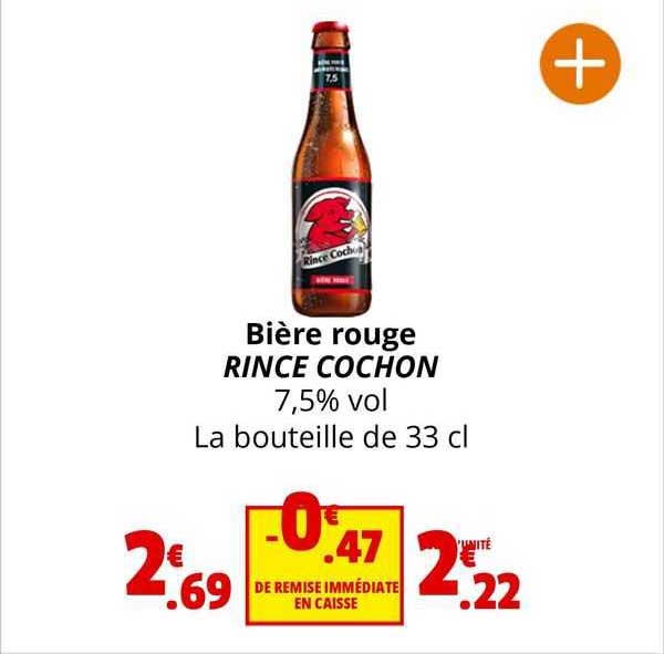 bière rouge rince cochon
