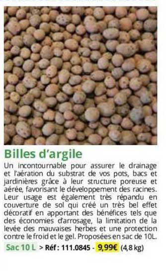 billes d'argile