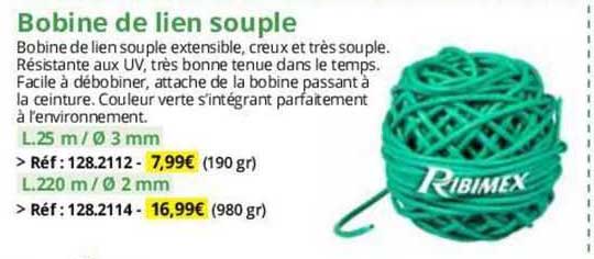 Bobine De Lien Souple Ribimex