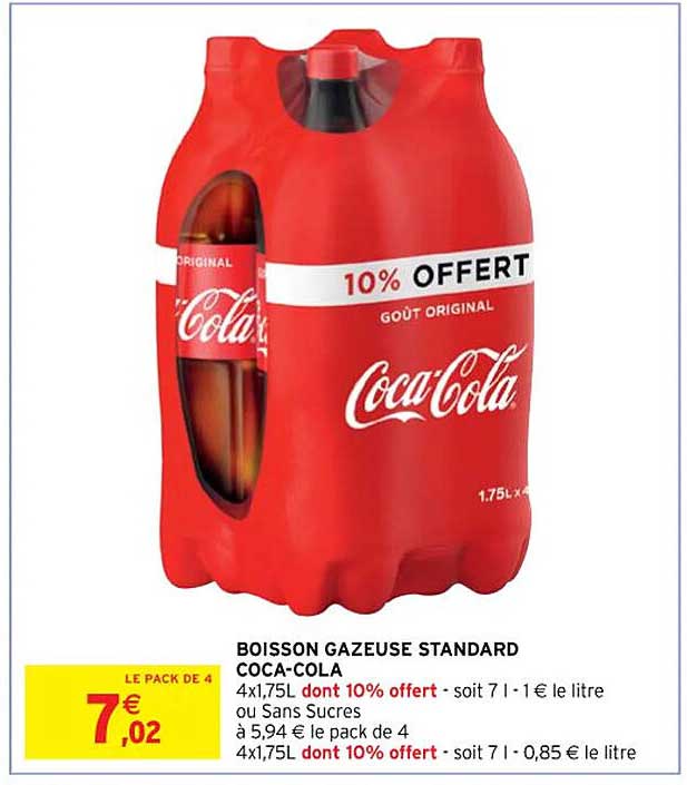 Boisson Gazeuse Standard Coca-cola