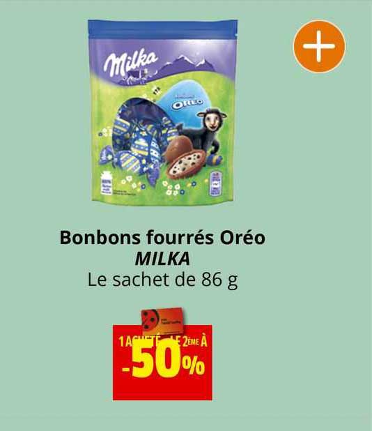 Bonbons Fourrés Oréo Milka
