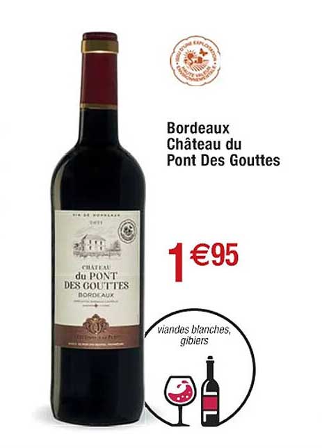 bordeaux château du pont des gouttes