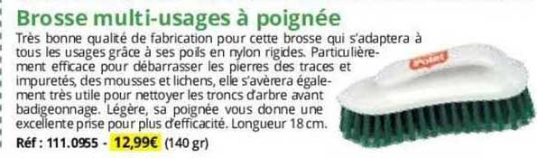 brosse multi-usages à poignée