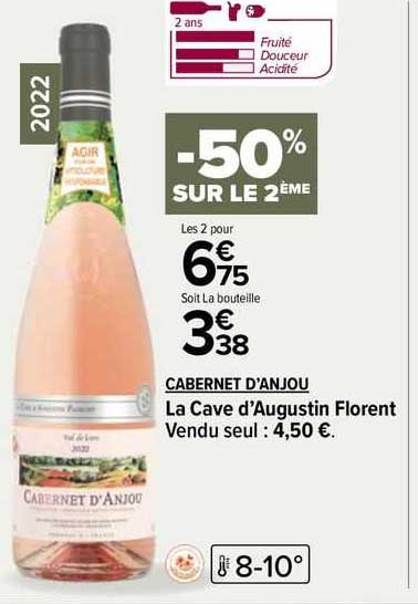 cabernet d'anjou la cave d'augustin florent