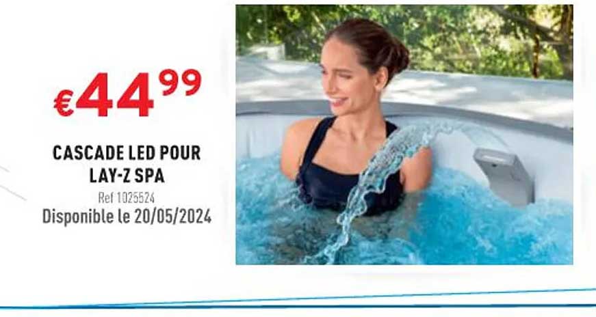 cascade led pour lay-z spa