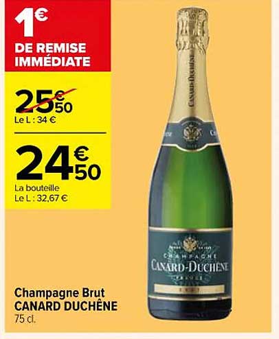 champagne brut canard duchêne