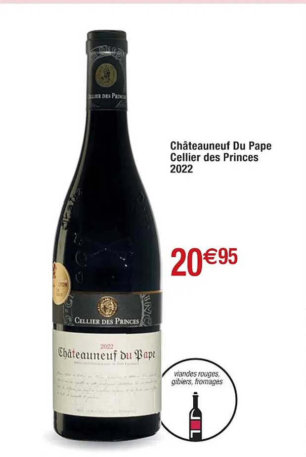 châteauneuf du pape cellier des princes 2022