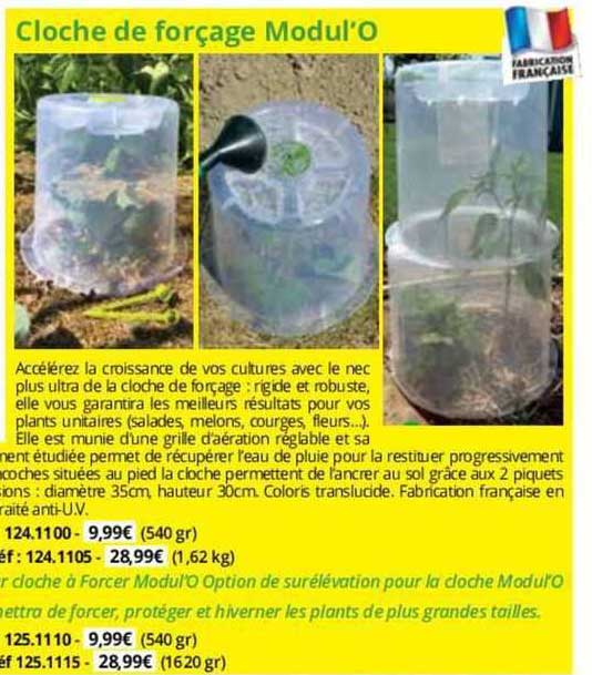 cloche de forçage modul'o