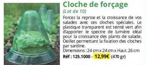 cloche de forçage